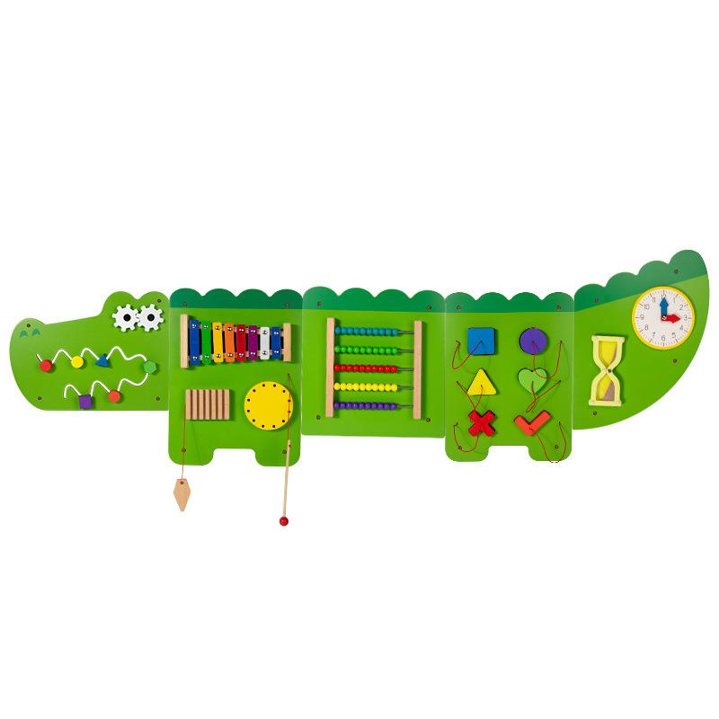 

Раннее образование Животные Настенные Упражнения Координация рук и глаз Декоративные Настенные Деревянные Игрушки зелёный
