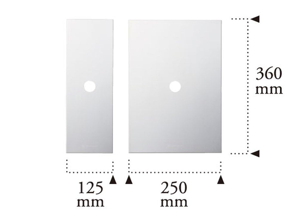 Snow Peak Stainless Steel Box Half Unit [Sticker Included] CK-025