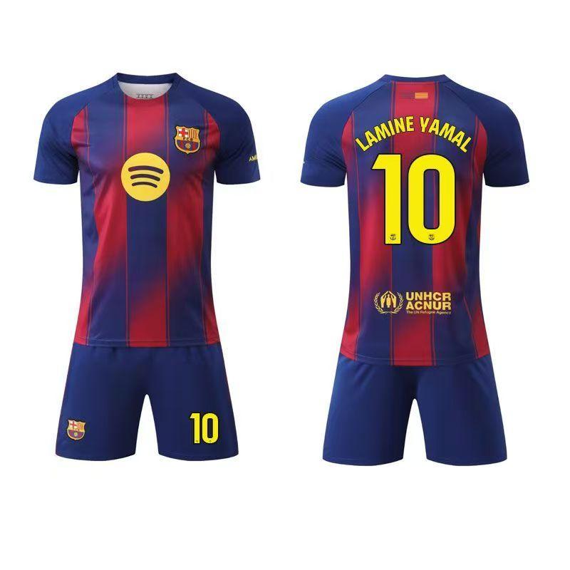 Spain Kids Jersey Yamal #10 Messi #10 Lewandowski #9