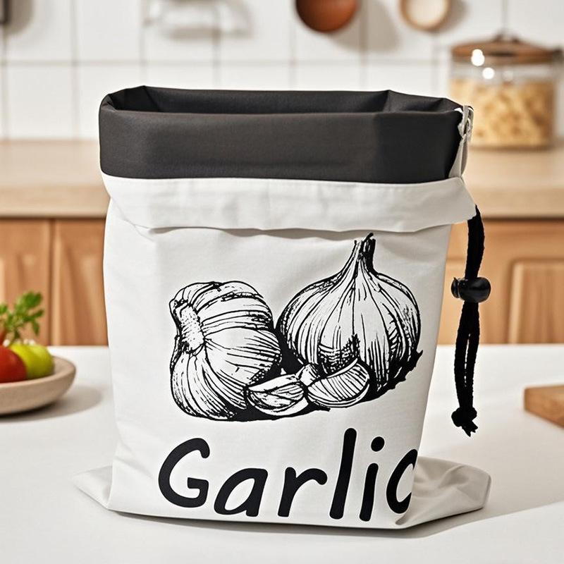 1/3Pcs Reusable Shopping Bags Vegetable Storage Bag Garlic Onion Fruit Drawstring Bags Canvas Bag Multipurpose Bags Portable