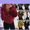 Luxurious Women's Teddy Bear Coat Jacket Winter Warm Hooded Fur Fluffy Outwear Overcoat