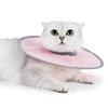 White Cat Recovery Collar: Elizabethan Anti-Lick Post-Surgery Bib