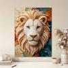 5D Pearl Kit Majestic Lion Pattern DIY Pearl Art Relaxing Handmade Ornament Home Wall Desktop Decoration for Beginners