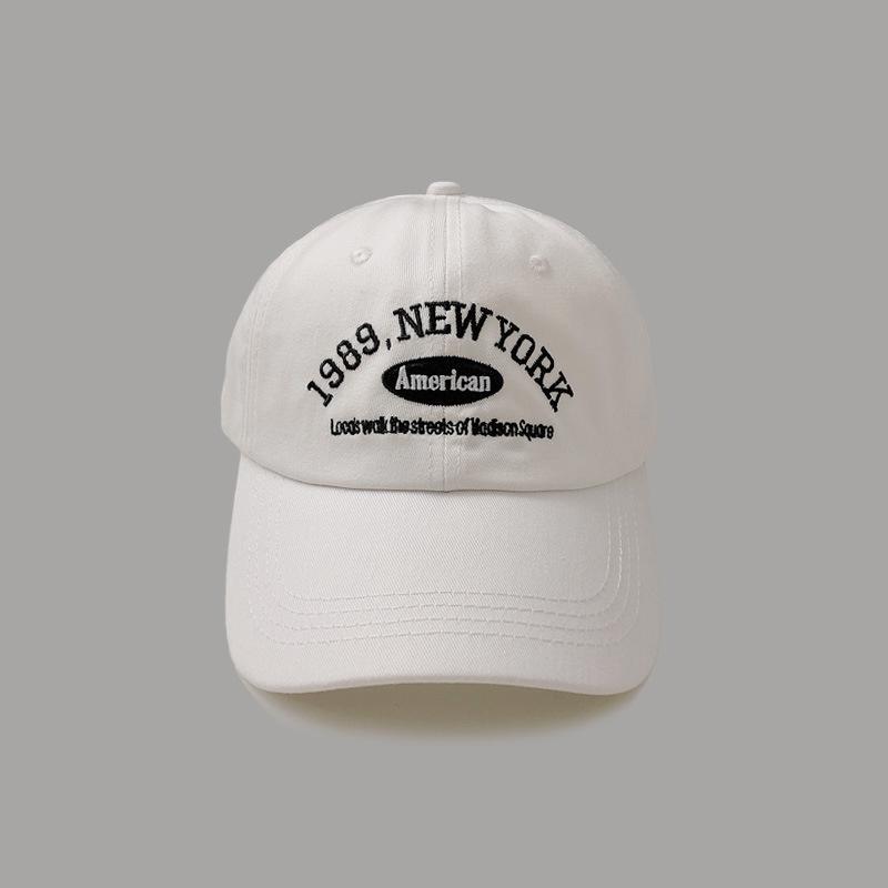 Retro Letter Embroidery Baseball Cap for Men and Women Curved Brim Hat Summer Outdoor Soft Top Caps Casual Snapback Sun Hats