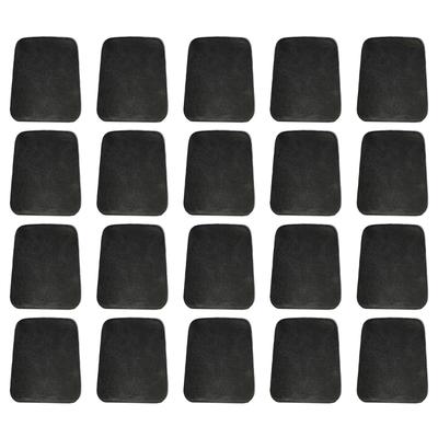 20er-Pack Geräte-Stützfüße Stabilisator-Matte für Waschmaschine und Kühlschrank zur Verhinderung von Verrutschen und zum Schutz der Böden