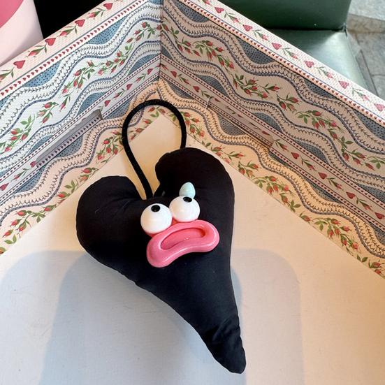 Large Mouth Cartoon Doll Keychain With Lanyard Bag Hanging Decoration