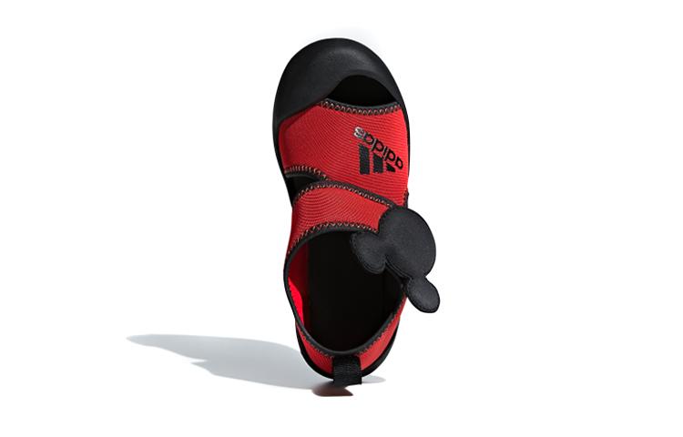 adidas Mickey C Fabric Low Top Kids' Skateboarding Shoes Black Red Kids' F35863