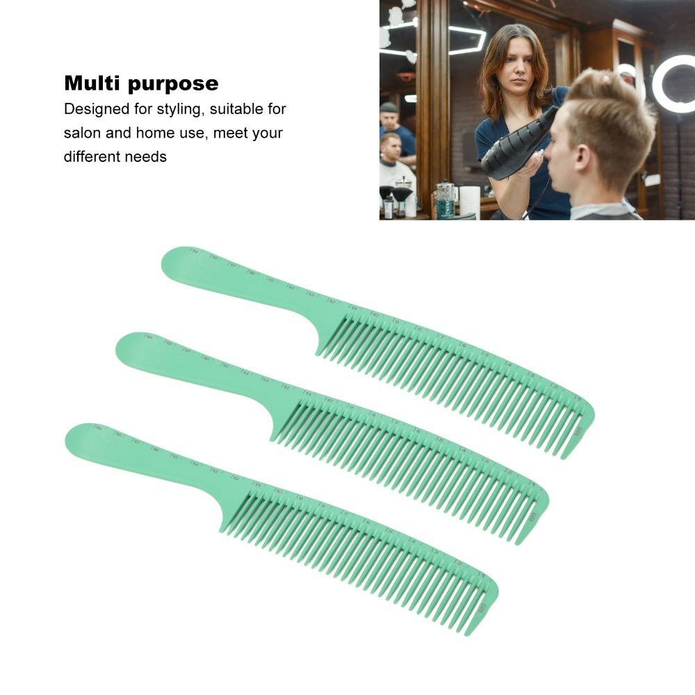 3pcs Practical Wide Tooth Comb Portable Anti Static Comb Detangling Hair Comb Daily Hair Care