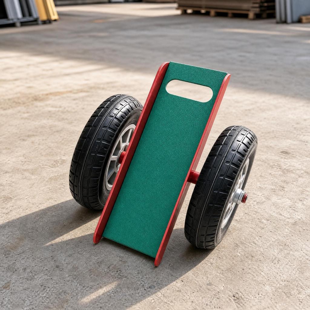 Portable Material-Handling Cart Adjustable for Renovation Work, Warehouses