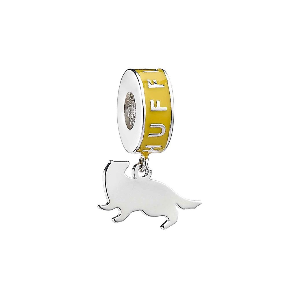 Harry Potter sterling silver hufflepuff house slider charm
