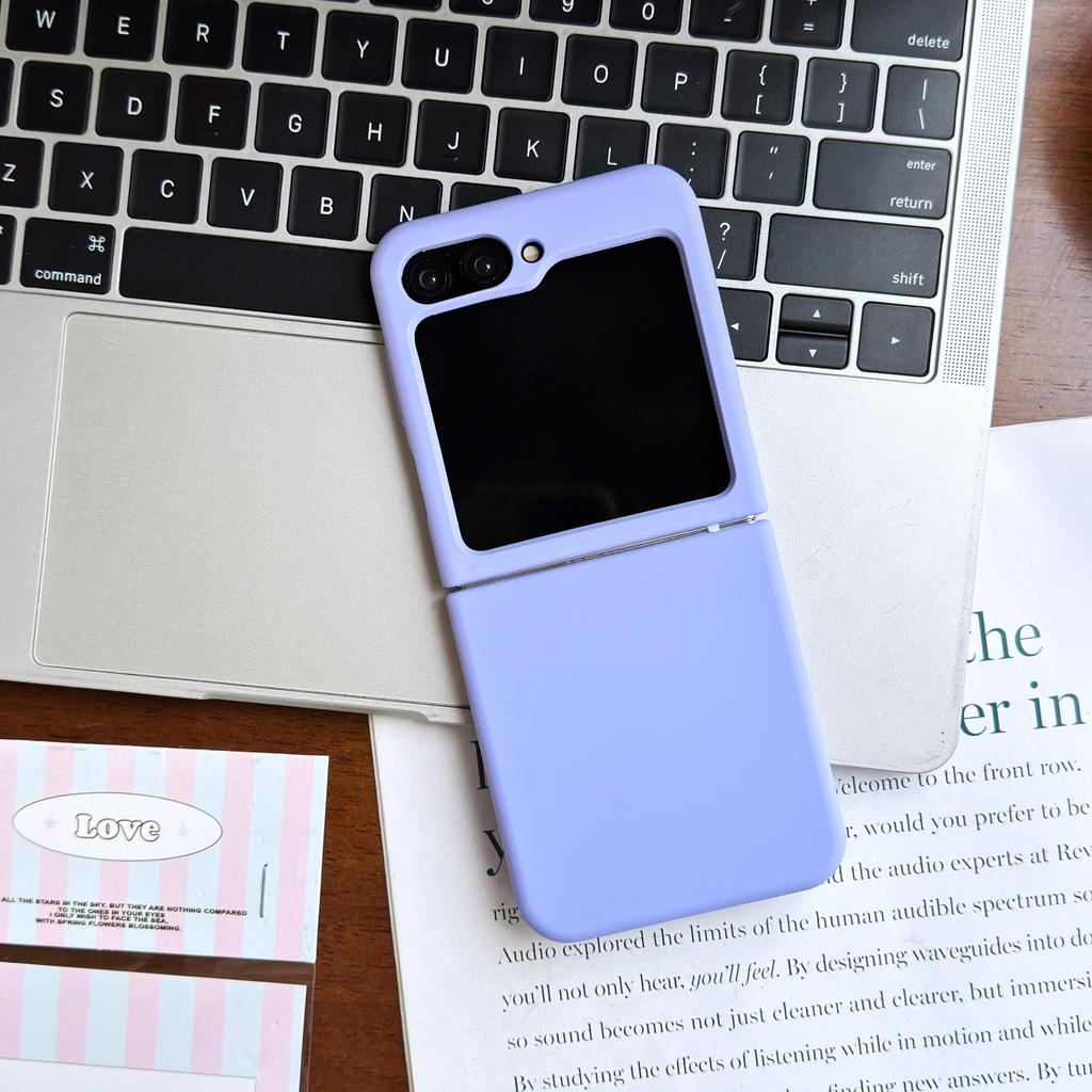 Colorful Matte Liquid Silicone Soft Case For For Samsung Galaxy Z Flip 6 5 ZFlip6 ZFlip5 Skin Friendly Folding Shockproof Cover Capa