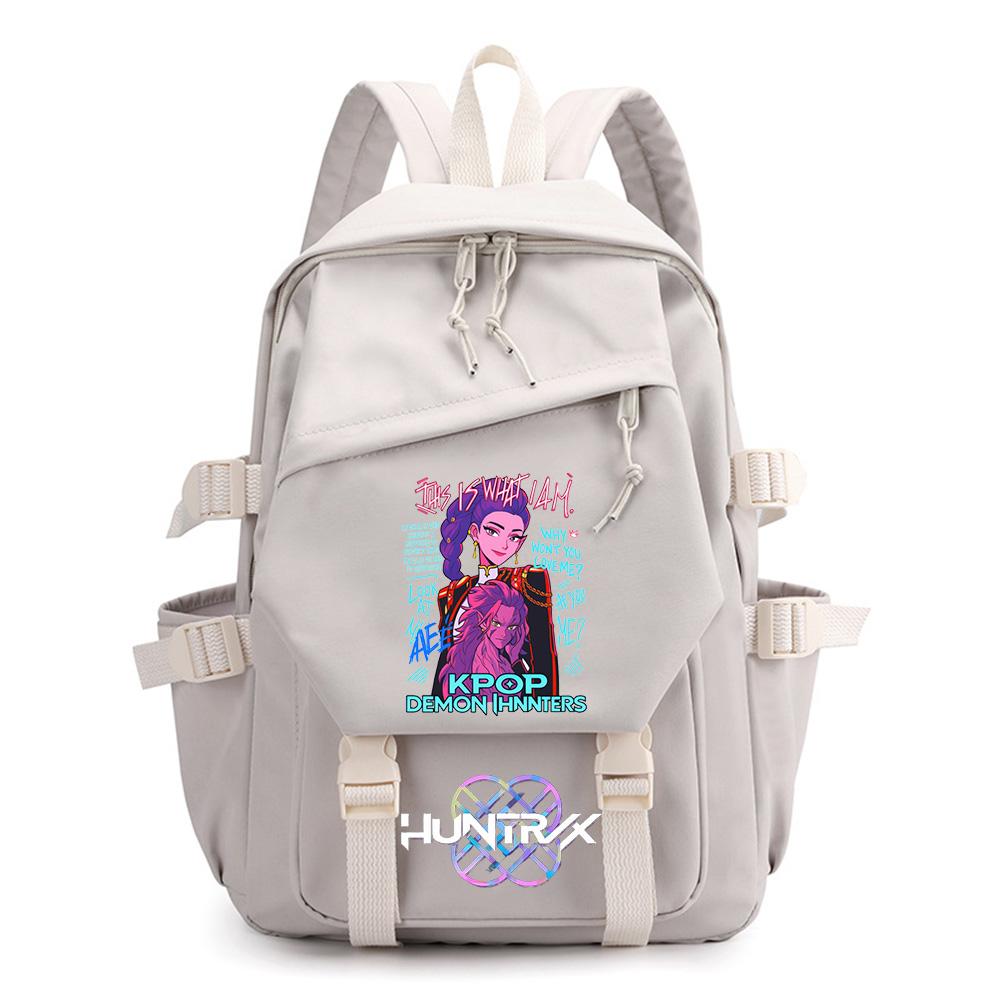 Anime K-Pop Printed Waterproof Backpack for Teen Boy Gril Schoolbag Children Student Women Large Capacity Travel Bag Kid Gift Mochila