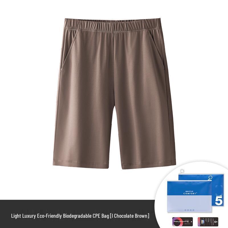 

Мужские тонкие повседневные хлопковые пижамные спортивные шорты для весны и лета XL (121-140 Jin)