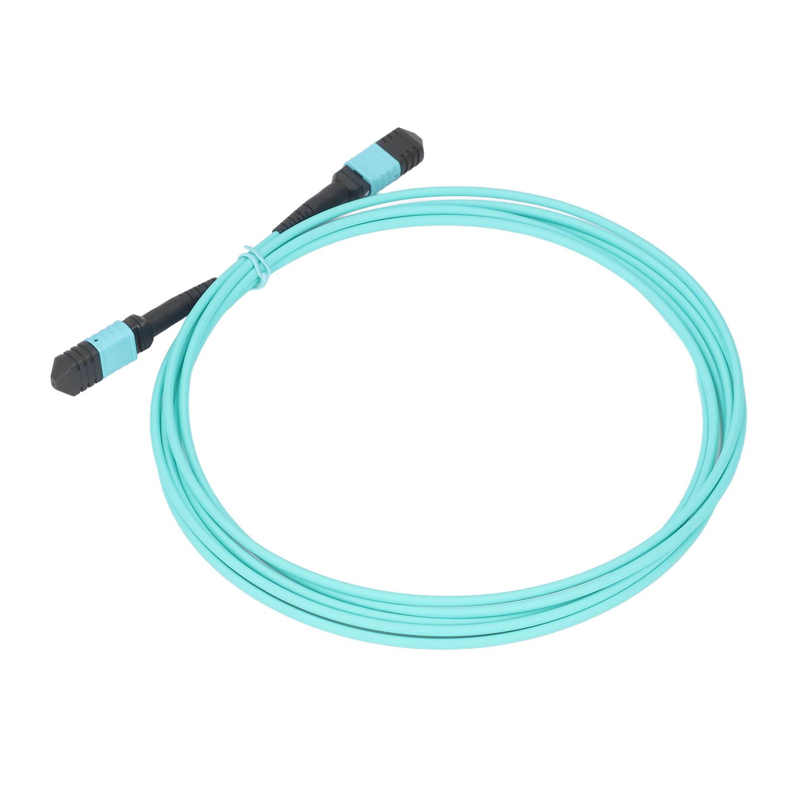 

Multi Mode Fiber Cable 8 Core 10GB MPO to MPO OM3 Optic Fiber Patch Line for Home Use