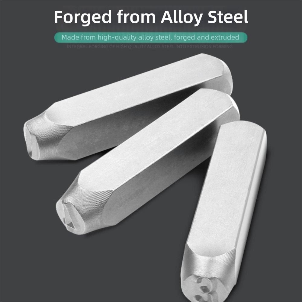3-12.5 Mm Number Stamp With Plastic Case Metal Punch Stamping Tools Embossing Tools  Metal Working