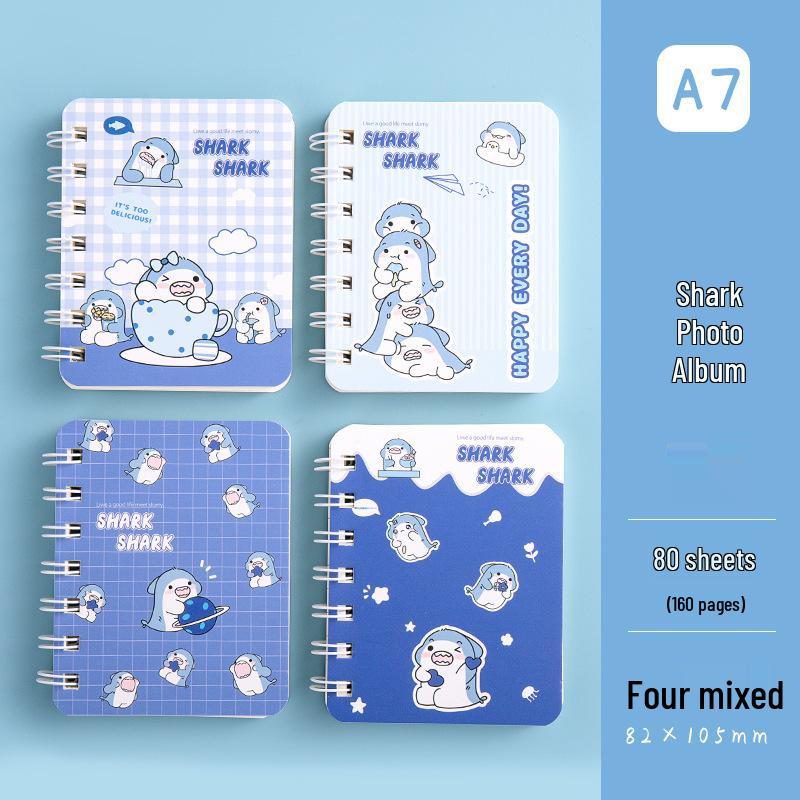 High-Value A7 Spiral Notebook - Cartoon Themed, Lined, Mini, Portable, Ideal for Elementary Students and Kids' Diaries