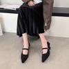 Fashion 2025 Sexy Pointed Toe Fashion Hot Seller High Heels Women Retro Suede Shoe Elegant Heel Shoes for Women Heels Single Shoes
