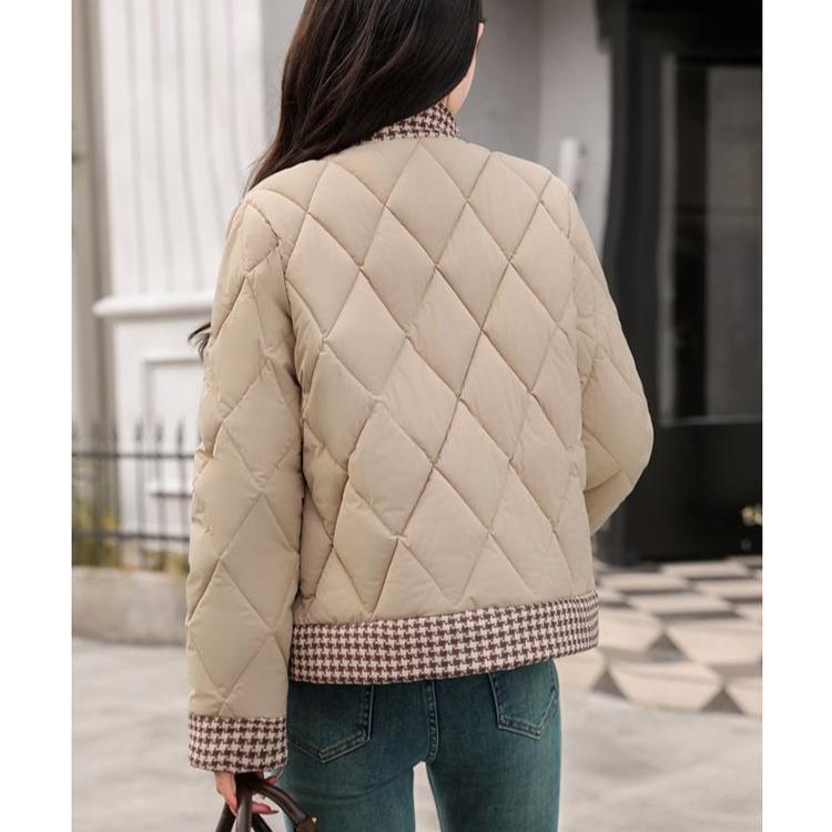 Lightweight Short Padded Coat Women Chinese Style Autumn Fashion Quilted Jacket