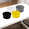4Pcs Round Plastic Flower Pots for Succulents and Plants Artistic Design with Drainage Hole for Healthy Growth