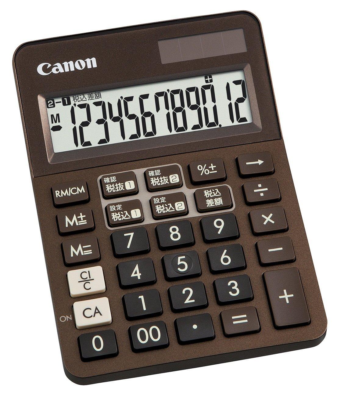 

Міні-настільний калькулятор Canon W Tax Rate SOB LS-120WT-BR коричневий