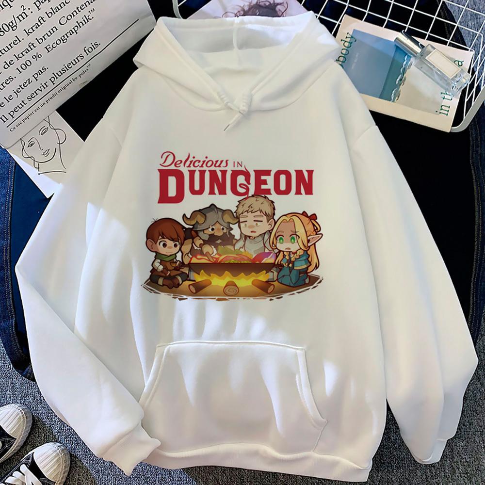 Dungeon Meshi hoodies women 2023 Korean style harajuku funny Hood female Fleece clothes