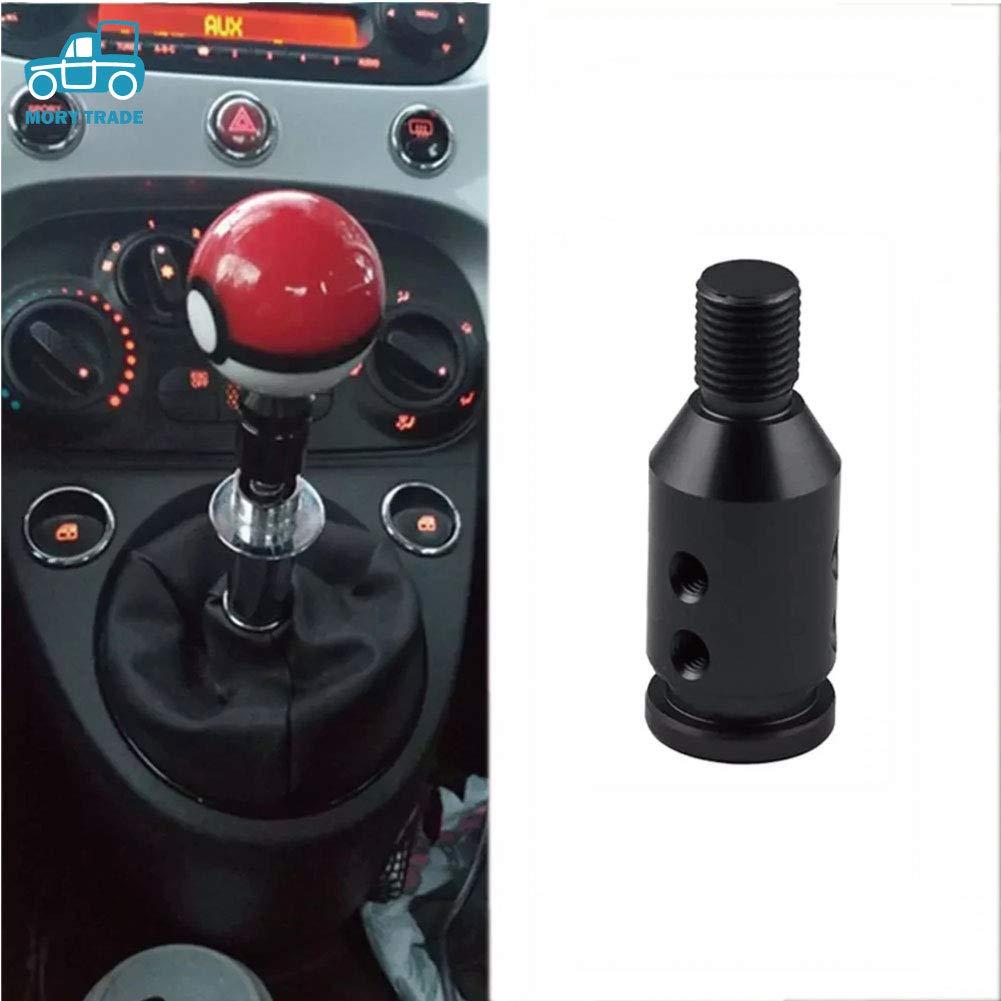 morytrade Shift Knob Conversion Adapter M10 x 1.5 Shift Lever Screw Adapter for Auto Car Universal (Black)