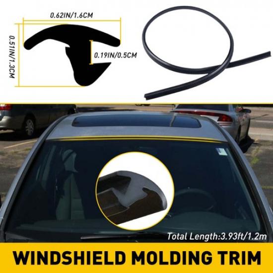 For Honda 2006-2011 Civic Windshield Molded Front Seal Molding Weatherstrip Trim