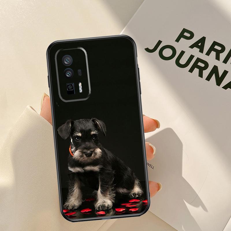 Schnauzer Dog Case For Xiaomi 14 15 Ultra 13T 14T 15T Pro 17 Pro Max POCO X7 Pro X3 X5 X6 F5 F6 F7 F8 Coque
