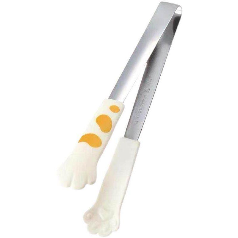 [Daily Order Cat's Paw Clip] Super Cute Shape Bread Baking and Cooking Clip Mixed Vegetable Salad Barbecue Stainless Steel Clip