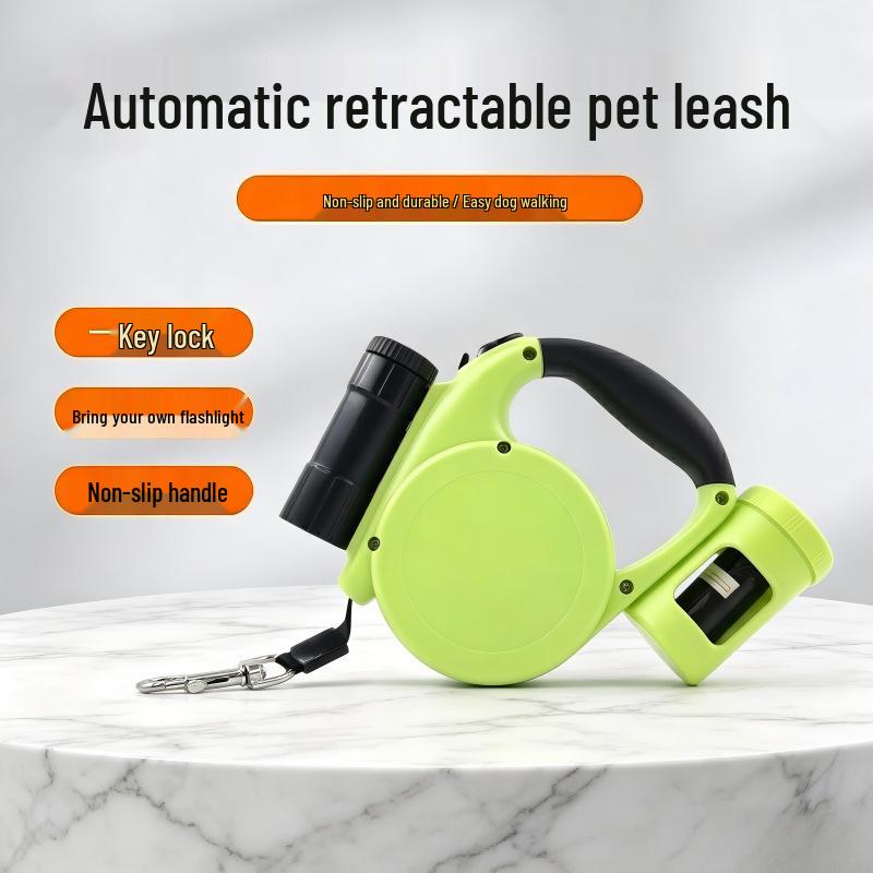 5m Retractable Multifunctional Dog Leash - Portable & Automatic