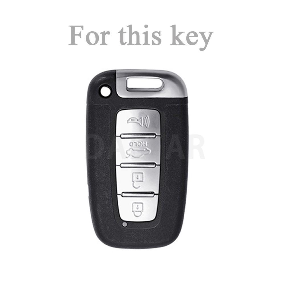 4 Buttons Tpu Smart Remote Key Case For Kia Forte Soul Rio Borrego Sorento Optima Hyundai I30 Ix35 Sonata Genesis Equus Veloste