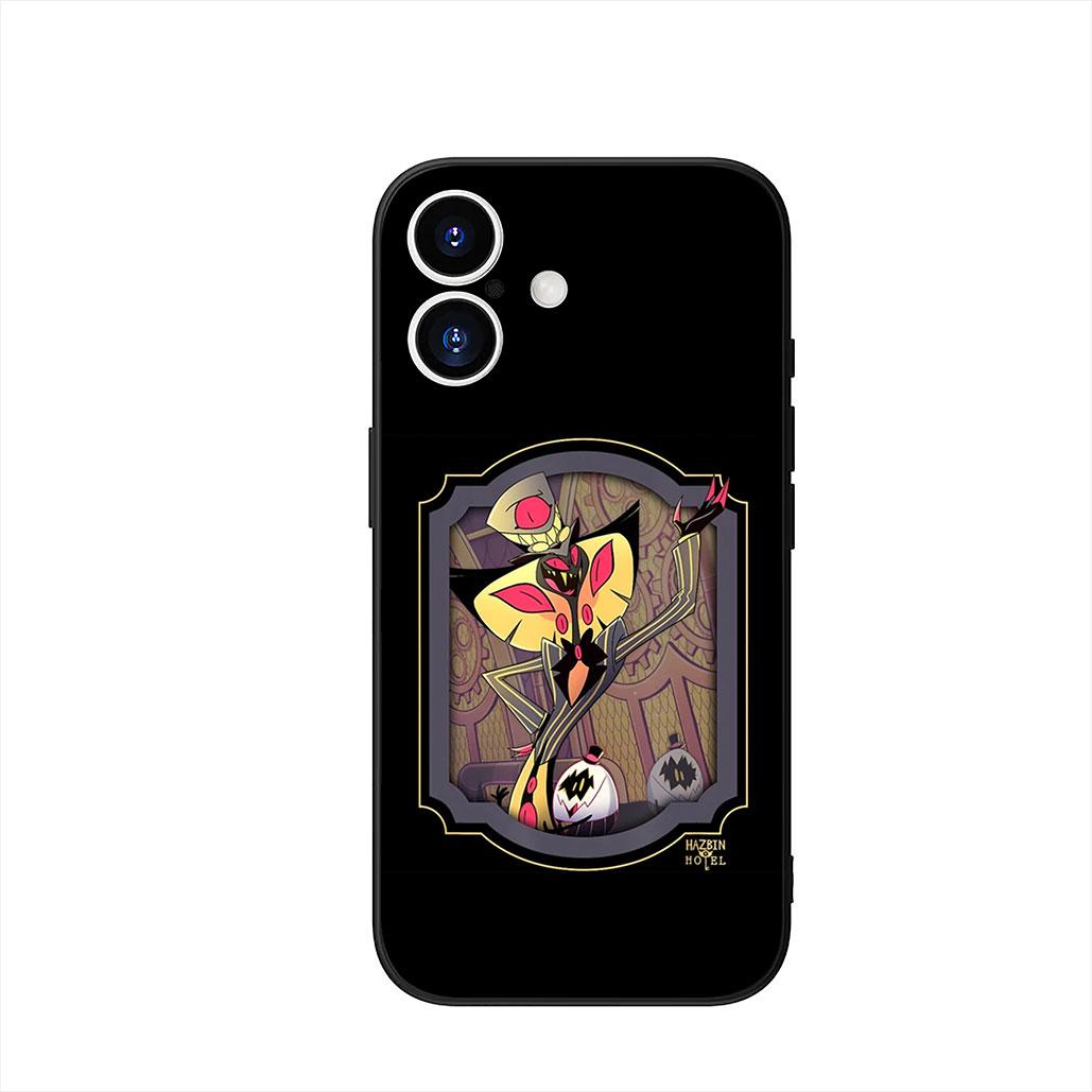 

Dust H-Hazbins Hotels Boss Charile Angel Phone Case for Apple iPhone 16 15 14 Plus 13 12 Mini 17 Pro Max + 16E Air 16+ ProMax iPhone 12 mini