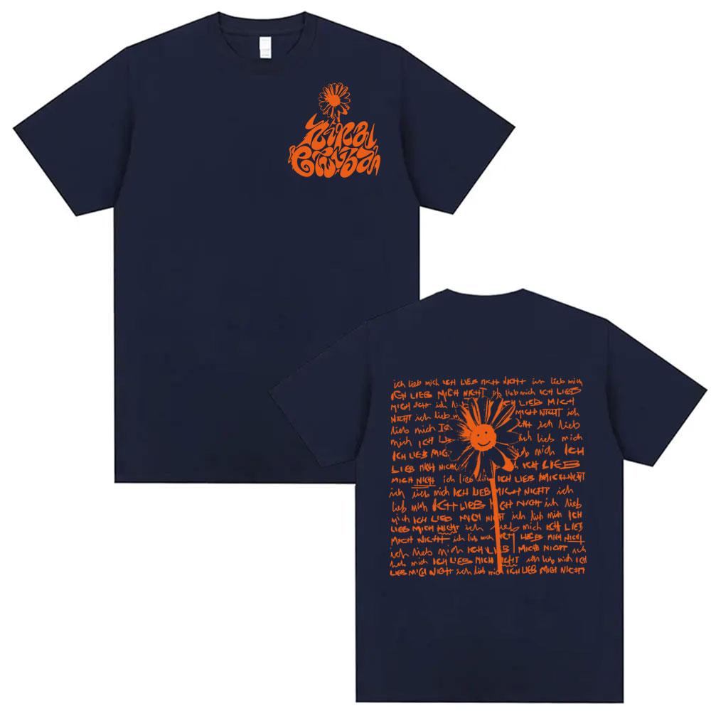 Dainininkės Nina Chuba albumo marškinėliai vyrams ir moterims Retro didelio dydžio apvalios apykaklės marškinėliai Madingi laisvalaikio 100% medvilnės marškinėliai Streetwear