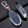 5 7 Buttons Zinc Alloy + Silicone Car Key Case Cover for Hyundai Kona Ev Grandeur GN7 IONIQ 6 2023 2024 Remote Key Protect Shell