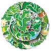 50 Crocodile Cartoon Stickers - Fierce Q Version Animal Decorations for Journals & Tablets