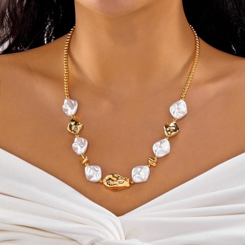Elegant Multilayer Tassel Chain Pendant Necklace For Women Vintage Creative Natural Blue Stone Chocker Necklace Wedding Jewelry