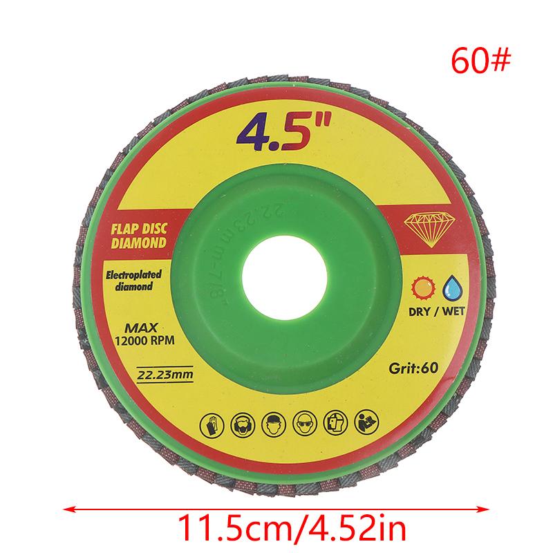 115mm Flap Disc Wheel Apply Angle Grinder For Glass Metal Ceramic Tile Marble And Granite Polishing Grinding Wheel