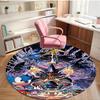 Sonic Print Round Rug, Washable Floor Carpet, For Entryway Dorm Laundry Room Office Study, Home Decor Birthday Christmas Gift