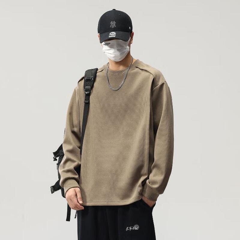 

DK Men s Loose Fit Crewneck Sweatshirt 4XL