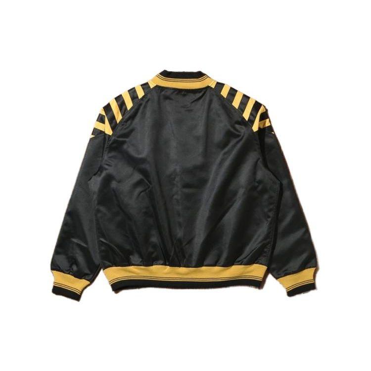 Levis American Vintage Zip Stripe Bomber Jacket Men Jacket Black A0361-0000