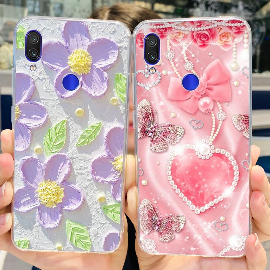 For Xiaomi Redmi Note 7 Pro Case New Fashion Painted Cover Clear Silicone Soft TPU Phone Case For Redmi 7 Redmi7 Note7 Pro Shell