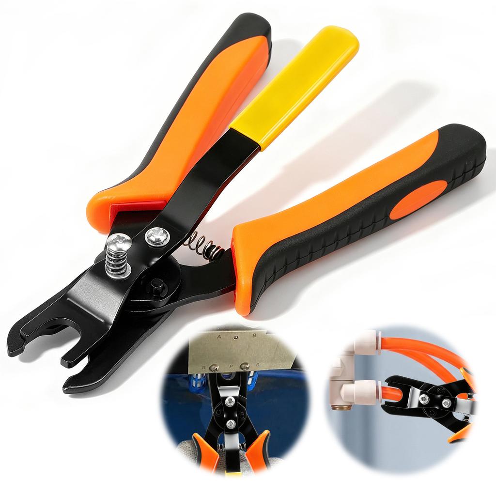 Pneumatic Disconnect Tool Set Push-to-connect Pneumatic Fittings Removal Tool Quick Air Hose Disconnect Pliers For Maintenance