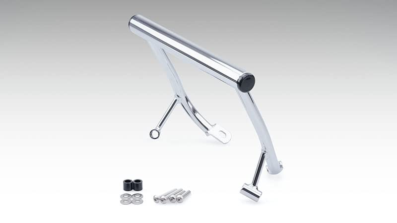 Kijima Motorcycle Handlebar Mounting Chrome for Super Cub Part Number Parts Bar, Steel, 22.2mm Diameter, Plated, 50/110 ('18/AA09/JA44), 204-0707