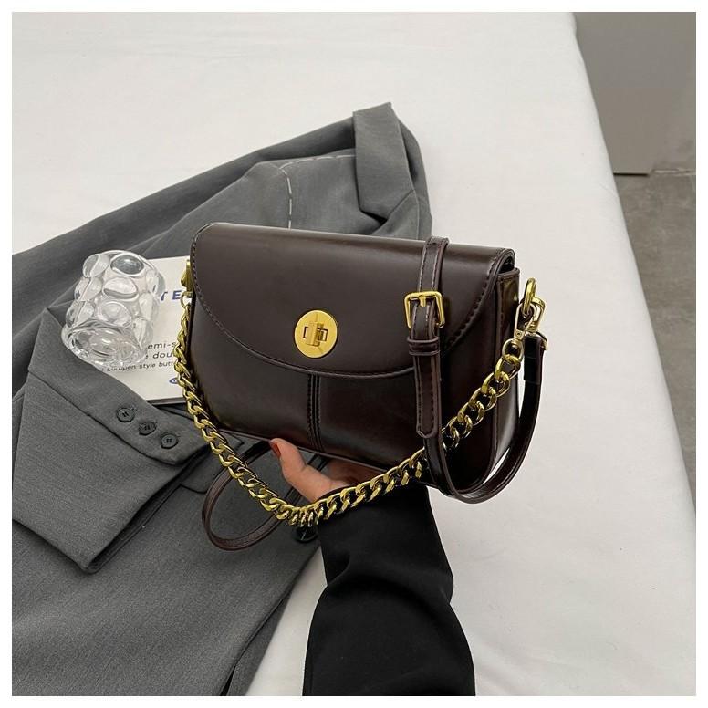 Ielgy Retro Flap Bag All-Match Crossbody Small Square Bag