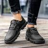 2024Pantofi Casual Noi din Piele pentru Bărbați, Lucrați Manual cu Șireturi, Pantofi Plați, Pantofi Negri pentru Bărbați, Pantofi Casual de Afaceri, Adidași, Pantofi pentru Bărbați, Mărimi Mari 48