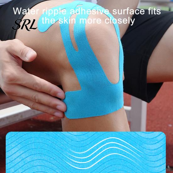 Sports Knee Tape 3/6/12Pcs Pre-Cut Kinesiology Tape, Waterproof Breathable Latex-Free Support Pre-cut & Stability Pain Relief Athletic