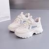 Customized breathable dad shoes women's 2025 summer student running shoes casual thick-soled hollow women's shoes DY-816
