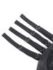 Sexy PU Leather Front Plus Sexy Lingerie for Men [ohyeah] Men's Thongs, Underwear, G-String, Breathable, Rivet-Decorated, U-Shaped Pouch, Bulge,