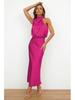 Elegant Satin Sleeveless Dress: High-End Spring/Summer Collection