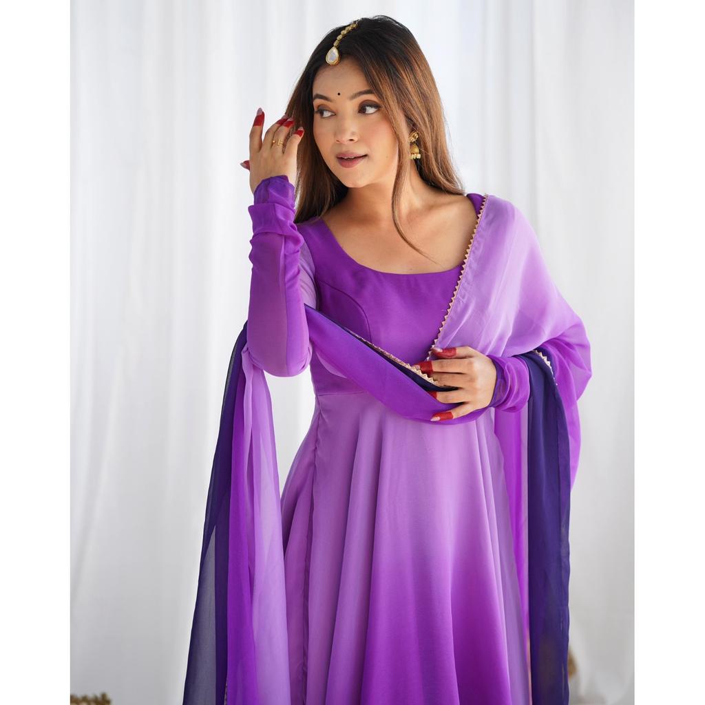 Schönes Paksiatni Anarkali Gown Anzug Indisch Bollywood Partywear Salwar Kameez